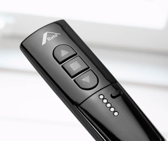 Roto Handsender 10 Kanal Schwarz